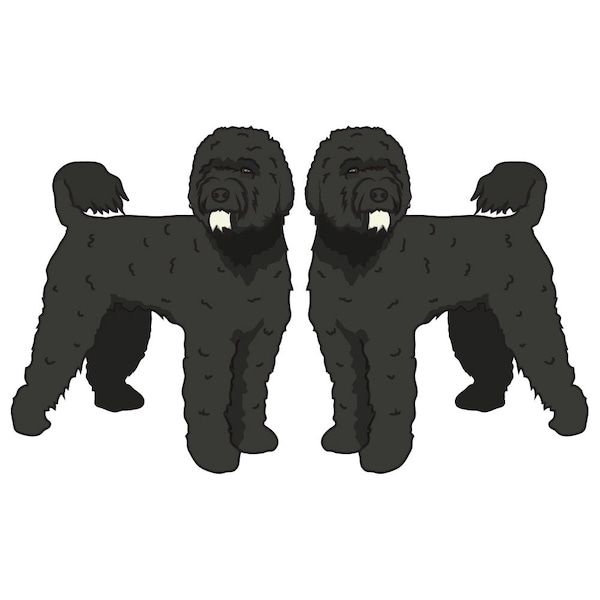 Portuguese Water Dog Dog Decal, Dog Lover Decor Vinyl Sticker